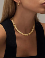 Chunky Cuban Link Necklace | Gold – view 5