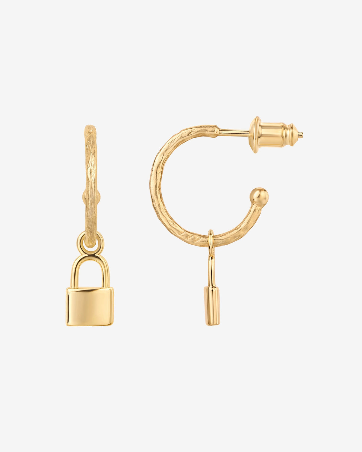 Lock HoopsEarrings