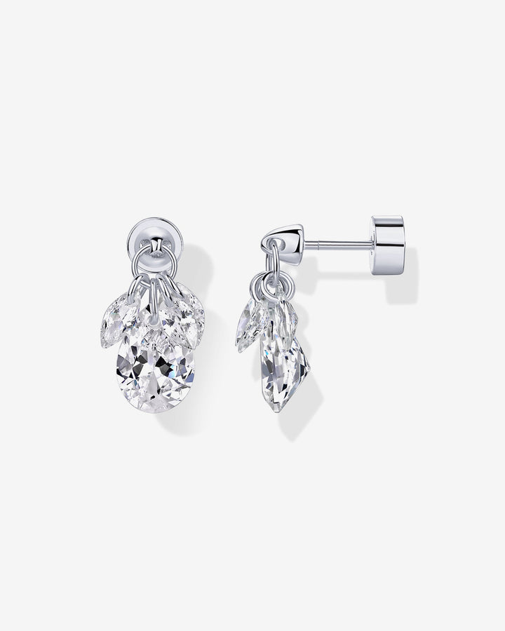 Loose Cubic Zirconia Flat Back StudEarrings – view 2