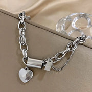 Heartened Chunky Bracelet | Gold – view 6