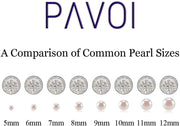 Round White Freshwater Cultured Pearl Earrings – view 8