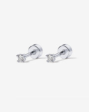 Cubic Zirconia Flat Back StudsEarrings – view 28
