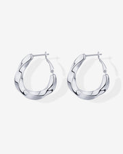 Twisted Chunky HuggiesEarrings – view 7