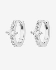 Princess Cut HuggieEarrings – view 14
