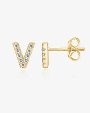 Gemma Initial StudsEarrings – view 64