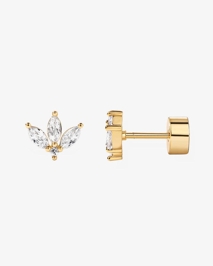 Rebirth Lotus ScrewbacksEarrings