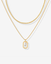 Singapore Initial Layering Necklace – view 19