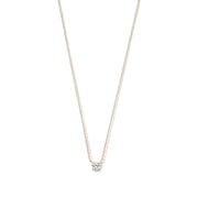 Cléa Moissanite Stone Necklace | Gold – view 3