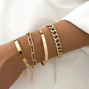 Elan Mercer Bracelet Set | White Gold – view 2