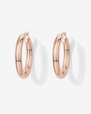 Oval Chunky HoopsEarrings – view 10