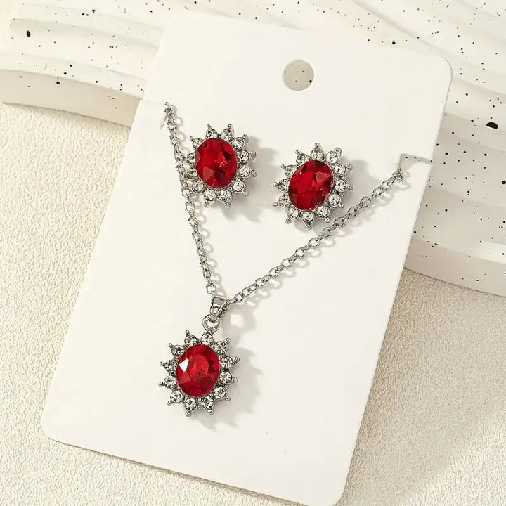 Katya Ruberyn Jewelry Set | White Gold – view 2