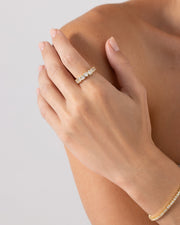 Eternal Heart-Cut Eternity Ring – view 3