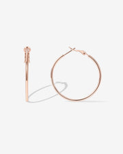 Clasp Back Thin HoopsEarrings – view 15