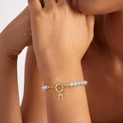 Auden Clé Letter Bracelet | Gold – view 4