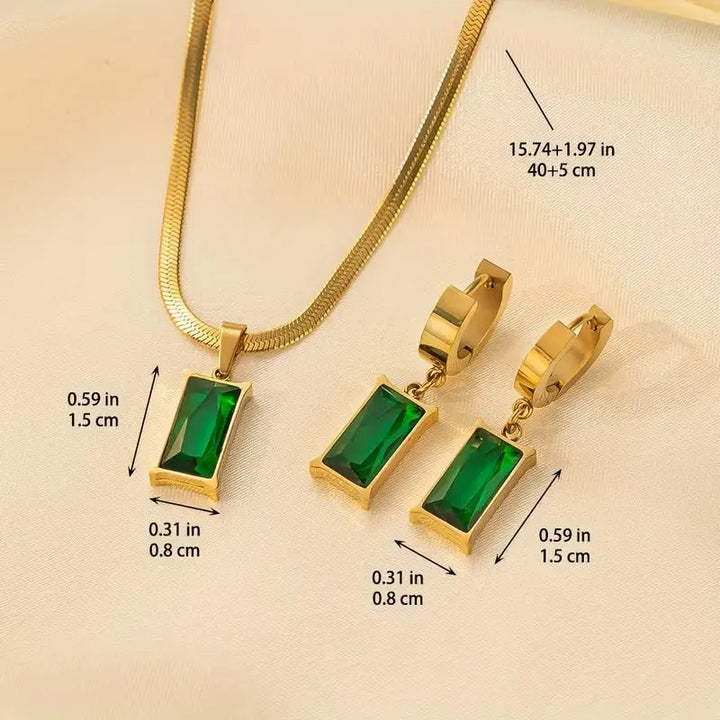 Iselotte Verdain Jewelry Set | Gold – view 2