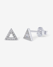 Delta CZ Earrings – view 10