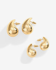 Teardrop Hoop Earrings – view 6