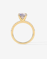 Cushion Cut Engagement Ring – view 4