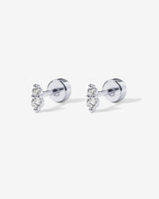 Small Crystal Screw Back StudEarrings – view 8