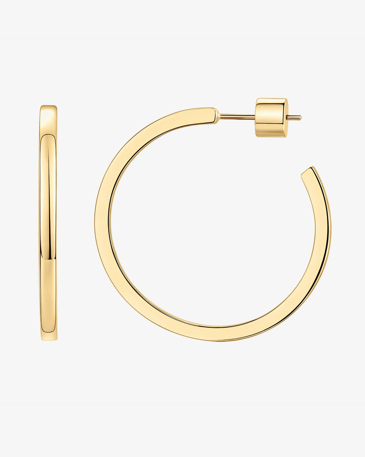 Square Edge Open HoopEarrings