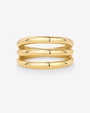 Chunky Triple Stack Ring – view 2