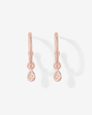 Drop Hammered HoopsEarrings – view 13