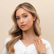Aurora Crystal Necklace | Gold – view 3