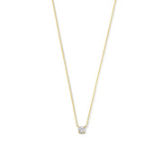 Cléa Stone Necklace | White Gold – view 2