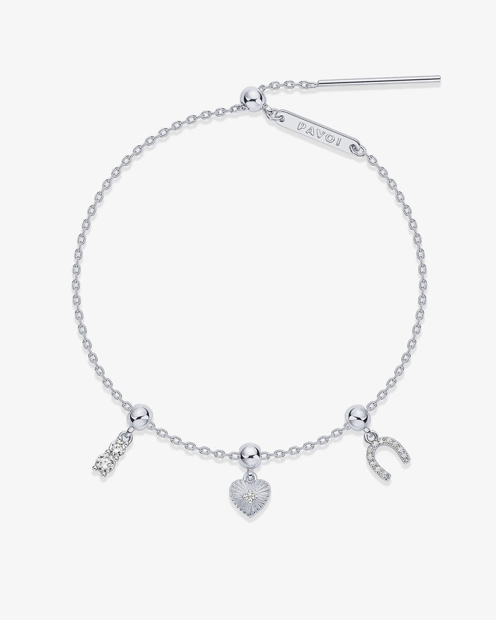 Charm Stack Era Heart & Horseshoe Vibes Bracelet Set – view 2