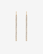 Cubic Zirconia Threader Earrings – view 7