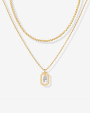 Singapore Initial Layering Necklace – view 11