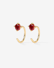 Boho Colored Half Hoop Earrings – view 29