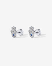 Tiny Hamsa Screw Back StudEarrings – view 16