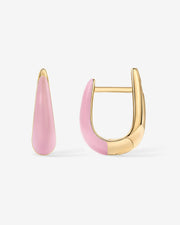 Sienna Enamel HuggiesEarrings – view 5