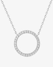 Open Circle Pendant Necklace – view 2
