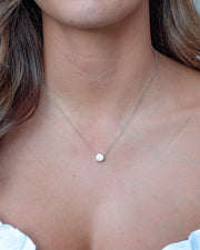 Vermeil Bezel Necklace – view 8