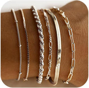Isabella Vernetta bracelet set | White Gold