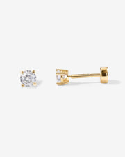 Cubic Zirconia Flat Back StudsEarrings – view 3