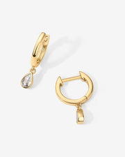 Drop Pear HuggiesEarrings – view 5