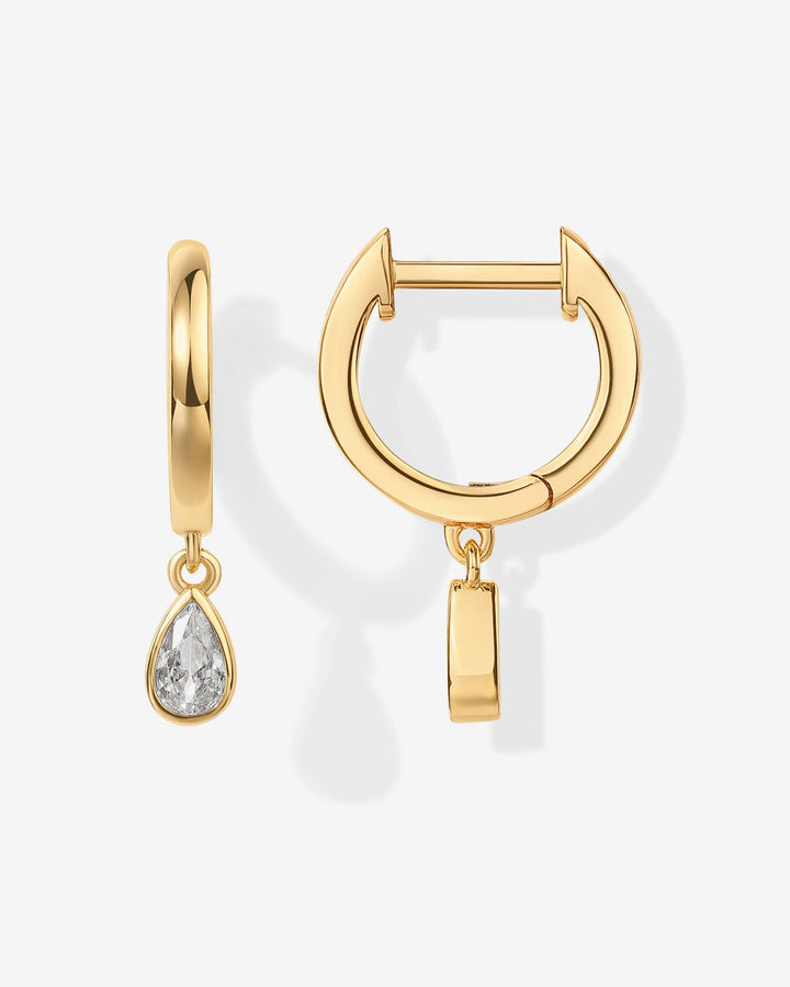 Drop Pear HuggiesEarrings