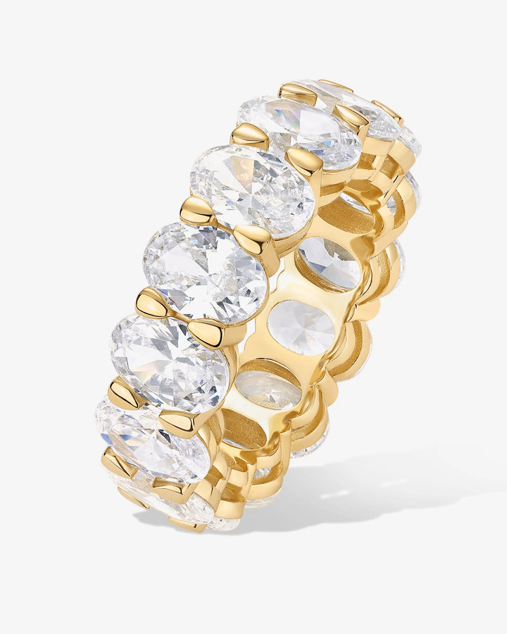 Bold Oval Eternity Ring