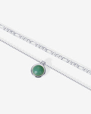Carnelian & Aventurine Gemstone Layered Necklace – view 18