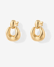 Chunky Dangle Door Knocker Earrings – view 7