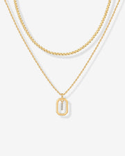 Singapore Initial Layering Necklace Copy – view 18