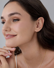 Crescent Moon Flat Back Earrings – view 5