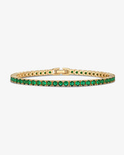 Colored Tennis Cubic Zirconia Bracelet – view 3
