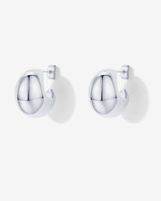 Chunky Dome Hoop Earrings – view 10