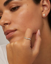 Azul Wavy Enamel Ring – view 14