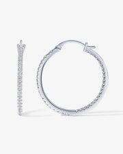 Vermeil Slim Inside-Out HoopsEarrings – view 6