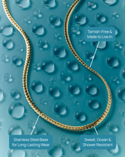 Waterproof Curb Chain Necklace – view 6